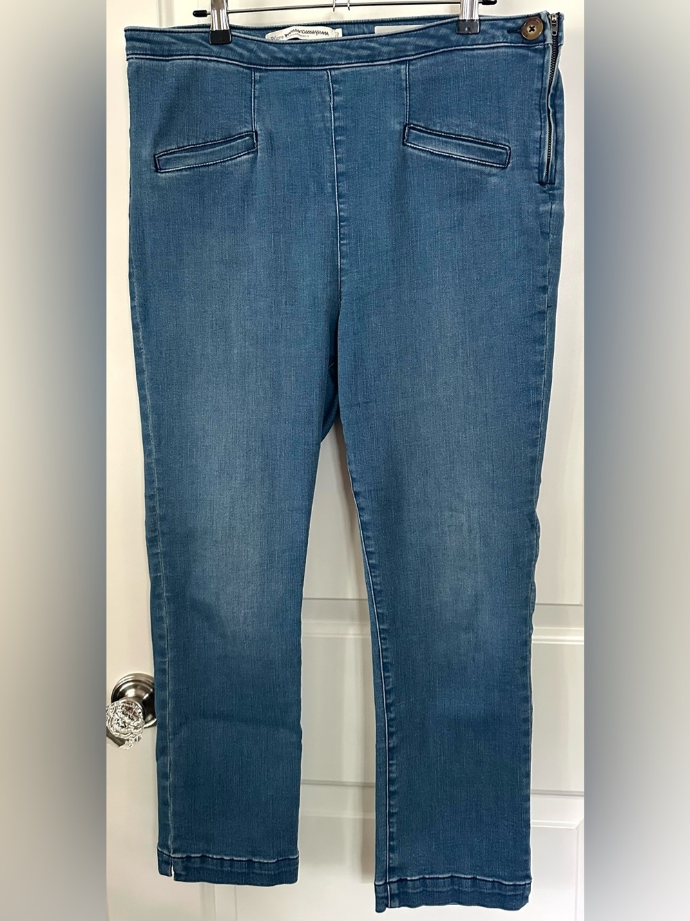 Pilcro Anthropologie High Rise Denim Legging Slim Straight Jeans Women’s 32